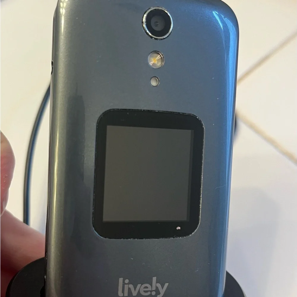 Alcatel Lively Jitterbug Flip2 II 4053S Cell Phone Gray & Black 4G Phone